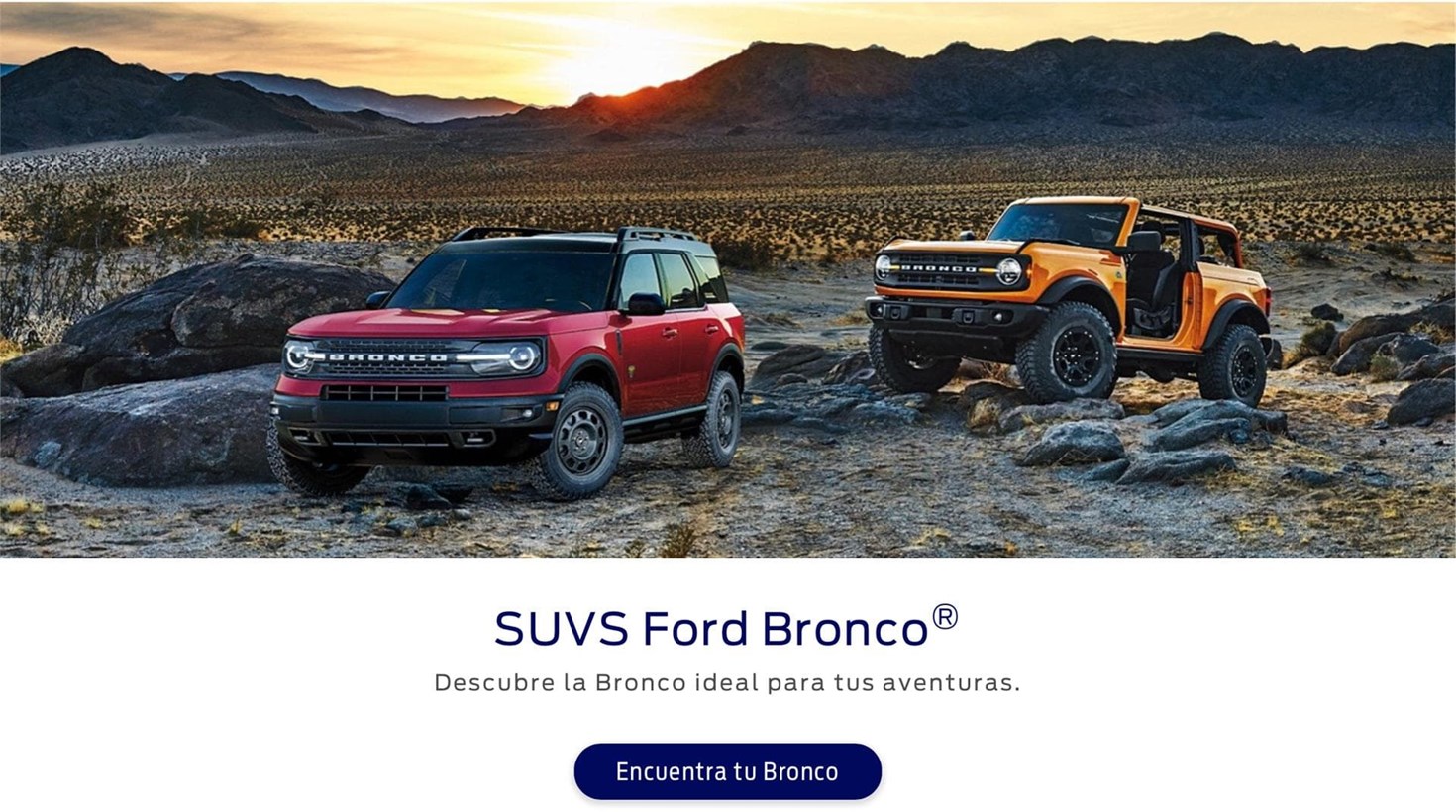 SUVS Ford Bronco®